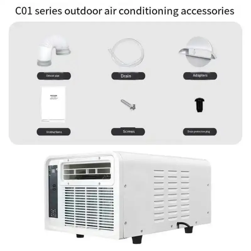 New Mini Light Weight Por Ac Air Conditioner Real Cooling Outdoor air Conditioner With Potential Market