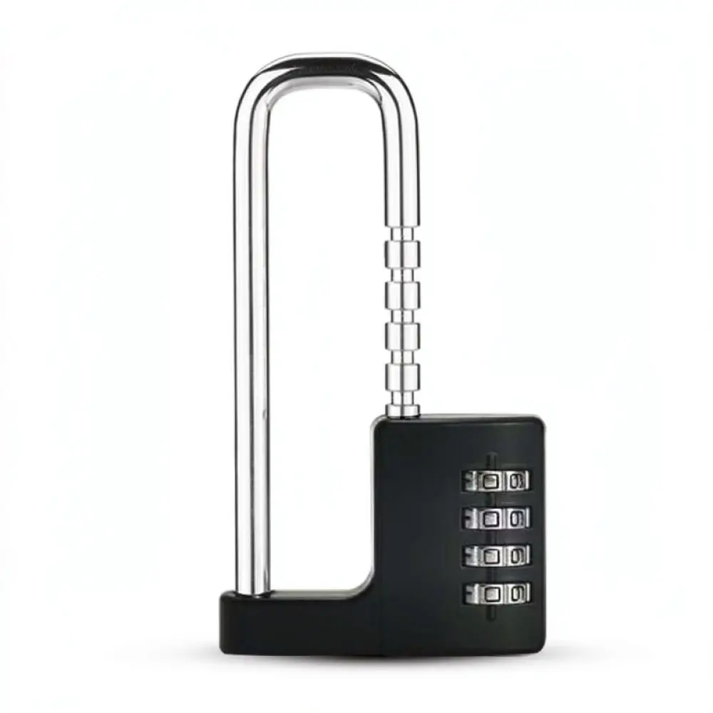 Universal U Type Combination Lock For Wardrobe Door Handle Mechanical Security Padlock For Office Home Cabinetry