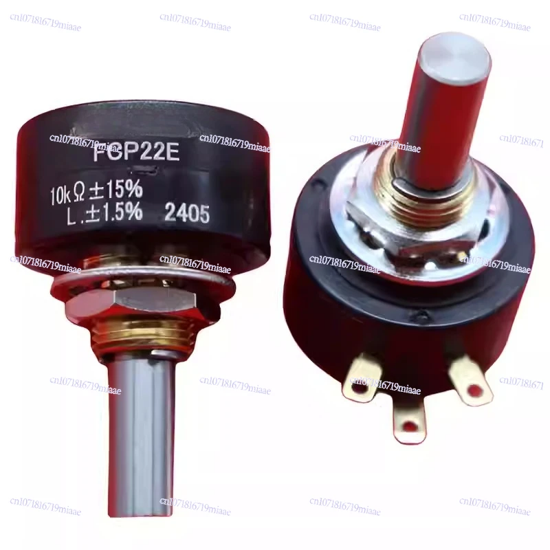 

FCP22E-1K 2K 5K 10K Precision Single-turn Conductive Plastic Potentiometer 360 Degree Continuous Rotation