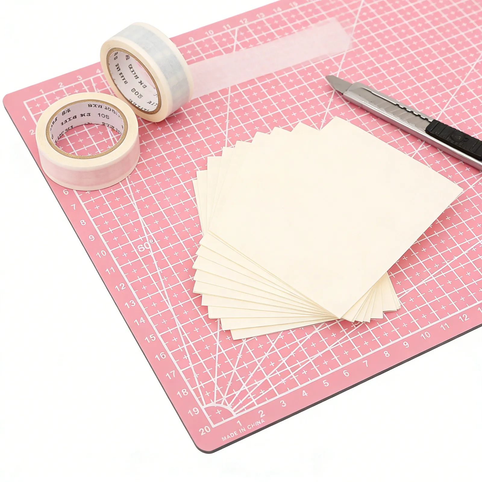 4pcs-a4-double-sided-craft-cutting-mat-pp-non-slip-surface-paper-sewing-quilting-engraving-cutting-board-for-craft-projects