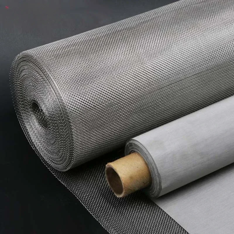 304 Stainless Steel Filter 6 20 120 200 300 400 Mesh 3800-38 Micron Filtration Screening Sheet Screening Filter 100cm Width