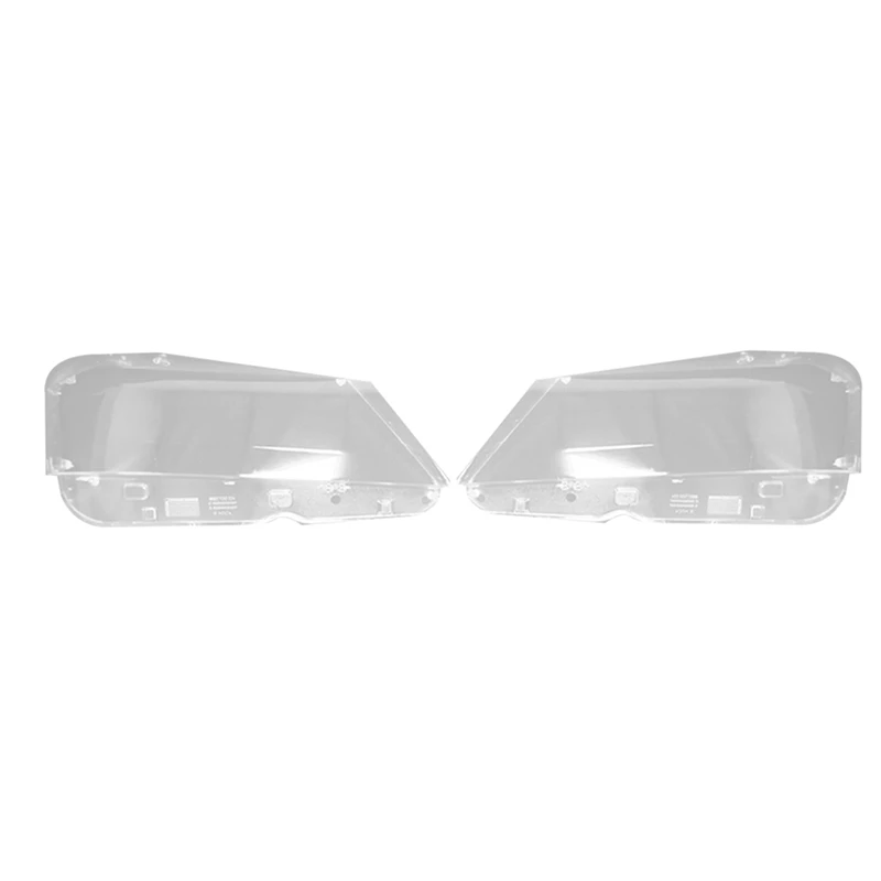 1Pair Car Front Headlight Lens Cover For BMW X3 F25 2010 2011 2012 2013 Transparent Lampshade Glass Shell Masks