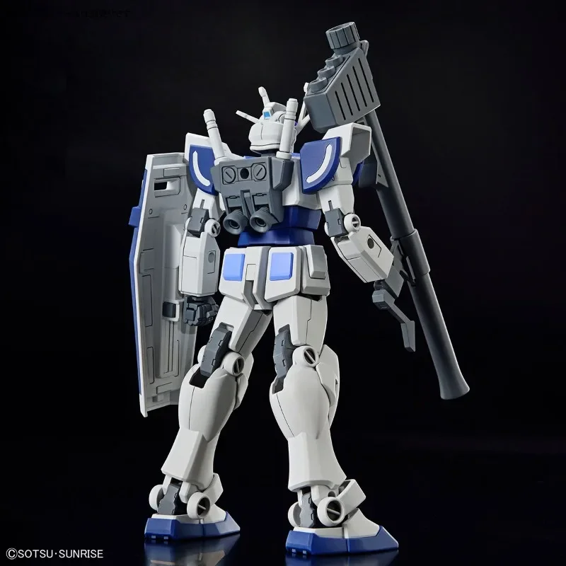 Bandai em estoque original grau de entrada a base gundam limitada lan gundam shishiaku ichigata anime figuras de ação brinquedos colecionáveis