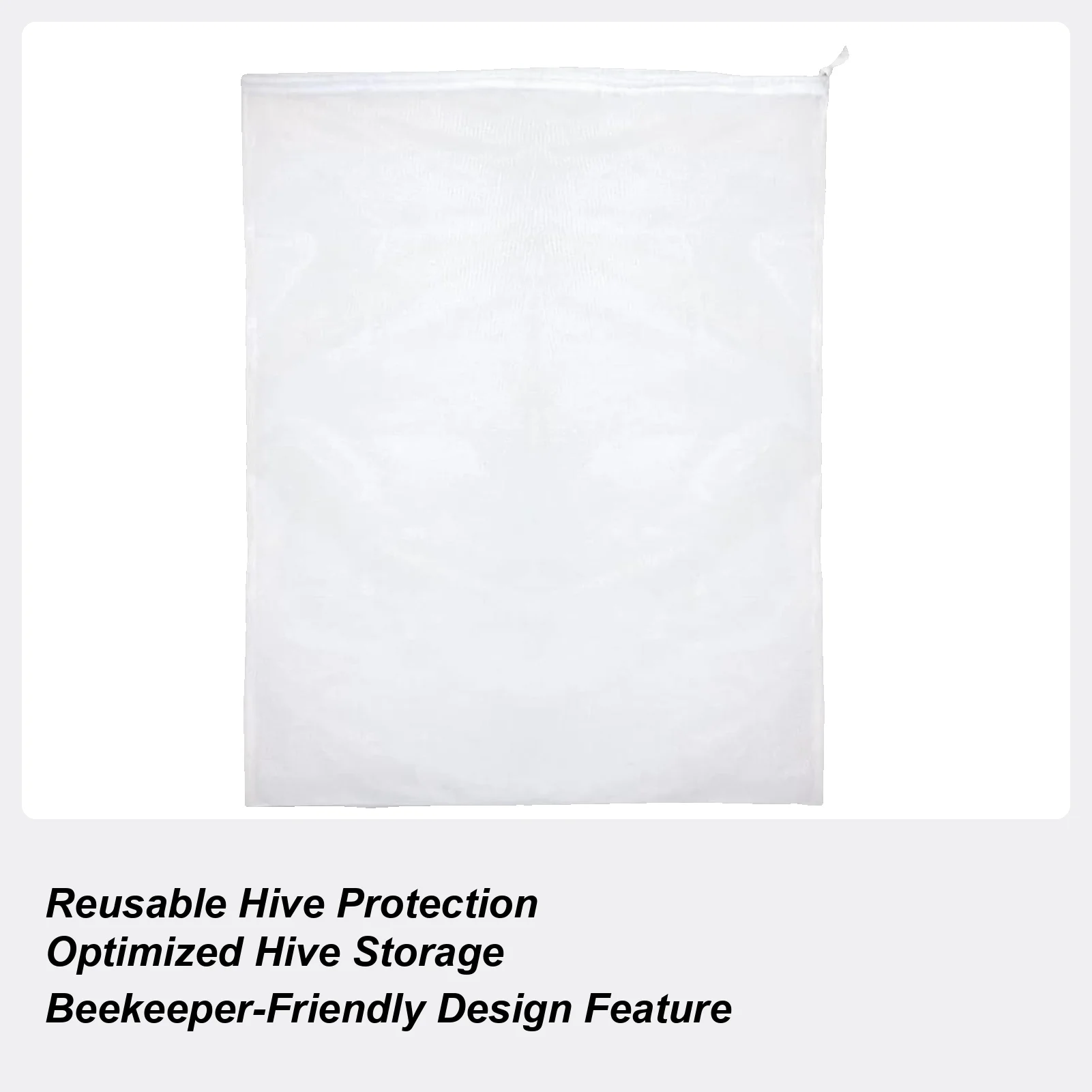 Beehive Transport Net Bag Breathable Beekeeping Supplies With Drawstring Beehive Carrier Bag For Garden Fondant Honey Yard Patio