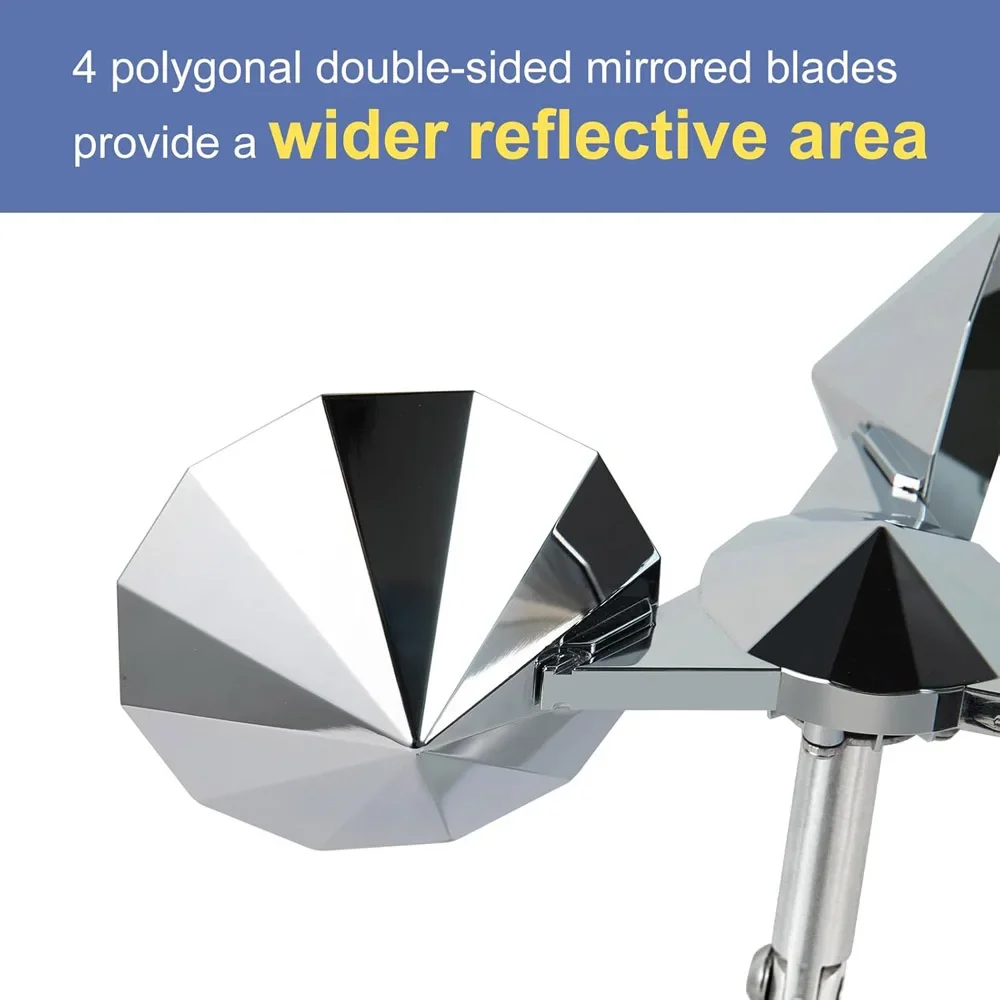 Bird Scare Reflective Device, Bird Reflector Keep Pigeon Woodpeckers and Sparrows Away for Outdoor Use Boats Roofs Gardens