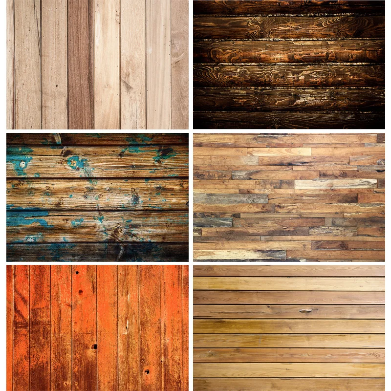 

SHUOZHIKE Wood Board Texture Photography Background Wooden Planks Floor Baby Shower Photo Backdrops Studio Props 210306TFM-02