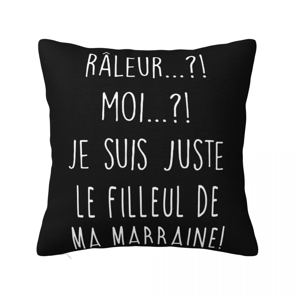 Raleur Moi Je Suis Juste Le Filleul De Ma Marraine T- S Different Fashion New Printing Men Low Price Retro Pure Pillow Case