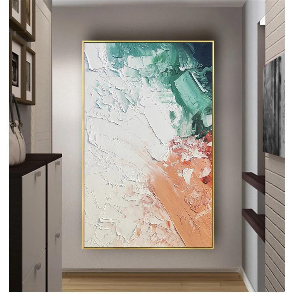 Best New Color Picture Abstract Oil Paintings On Canvas 100% Handmade Colorful Modern Art For Home Wall Decor Poster Room Mural