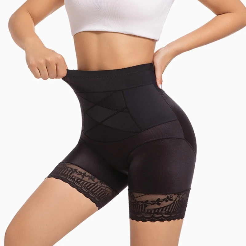 女性のおなかコントロールレーストリムシェイプウェアショーツハイウエストバットリフティング太ももスリム下着ボディシェイパーパンティー