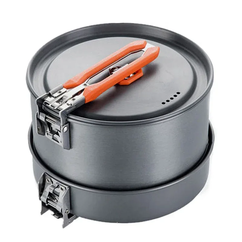 Outdoor Cookware Portable Camping Cookware Picnic Heat Collection Set Stove Field Kettle Camping Equipment