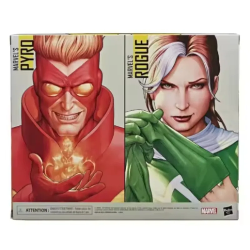 Nueva Colección Original de Figuras de Acción de Hasbro Marvel Legends Series Rogue y Pyro