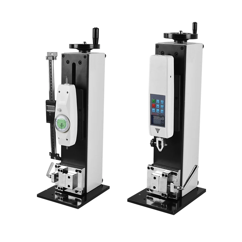 ESL Manual Screw Vertical and Horizontal Testing Rack 500N Push-pull Meter Force Measuring Rack With Digital Display Ruler