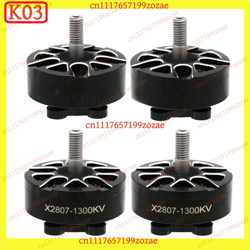k03 4pcs 2807 Brushless Motor 1300KV 1500KV 1700KV 4S 6S for FPV Freestyle 7inch Long Range Drone LR7 DIY Parts Accessories