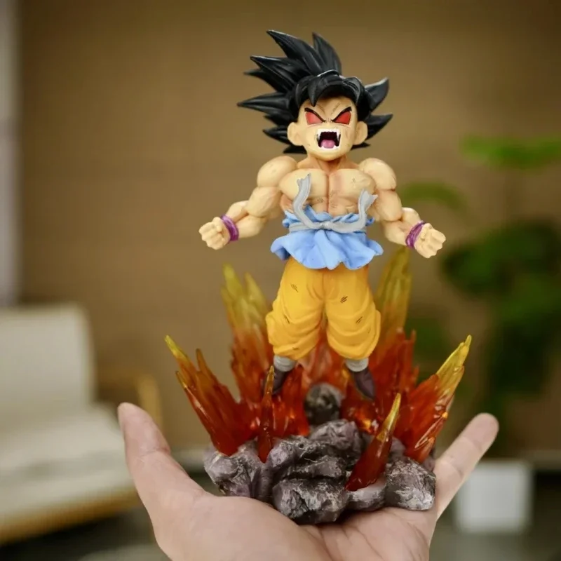 18cm Anime Dragon Ball Z Ssj4 Goku Figure Goku Transform Ozaru Action Figures Pvc Statue Collection Model Toys Gifts In Stock