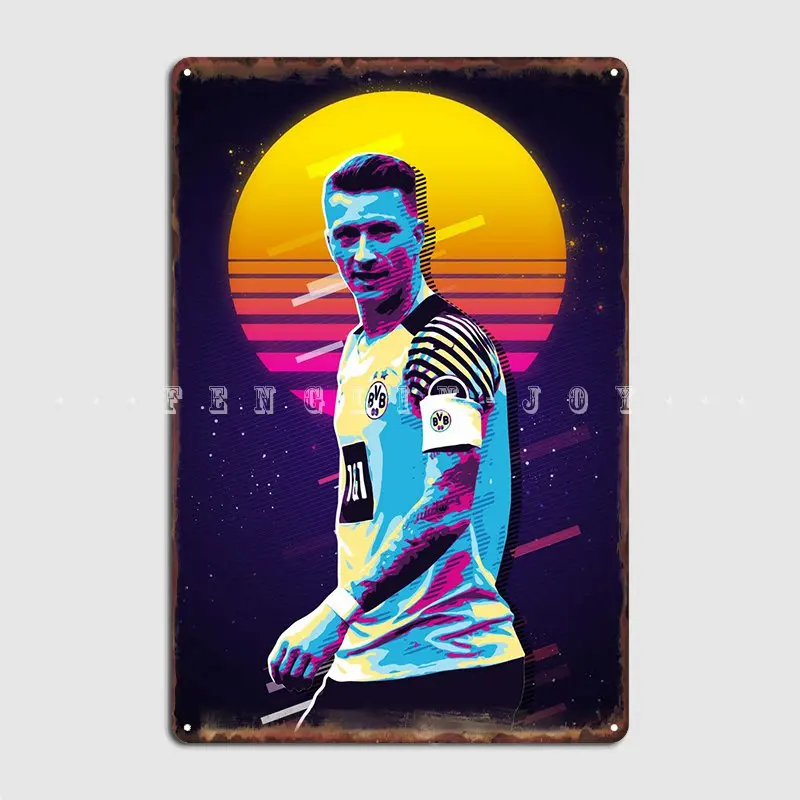 Marco Reus Metal Sign Club Pub Garage Customize Plaques Tin Sign Posters