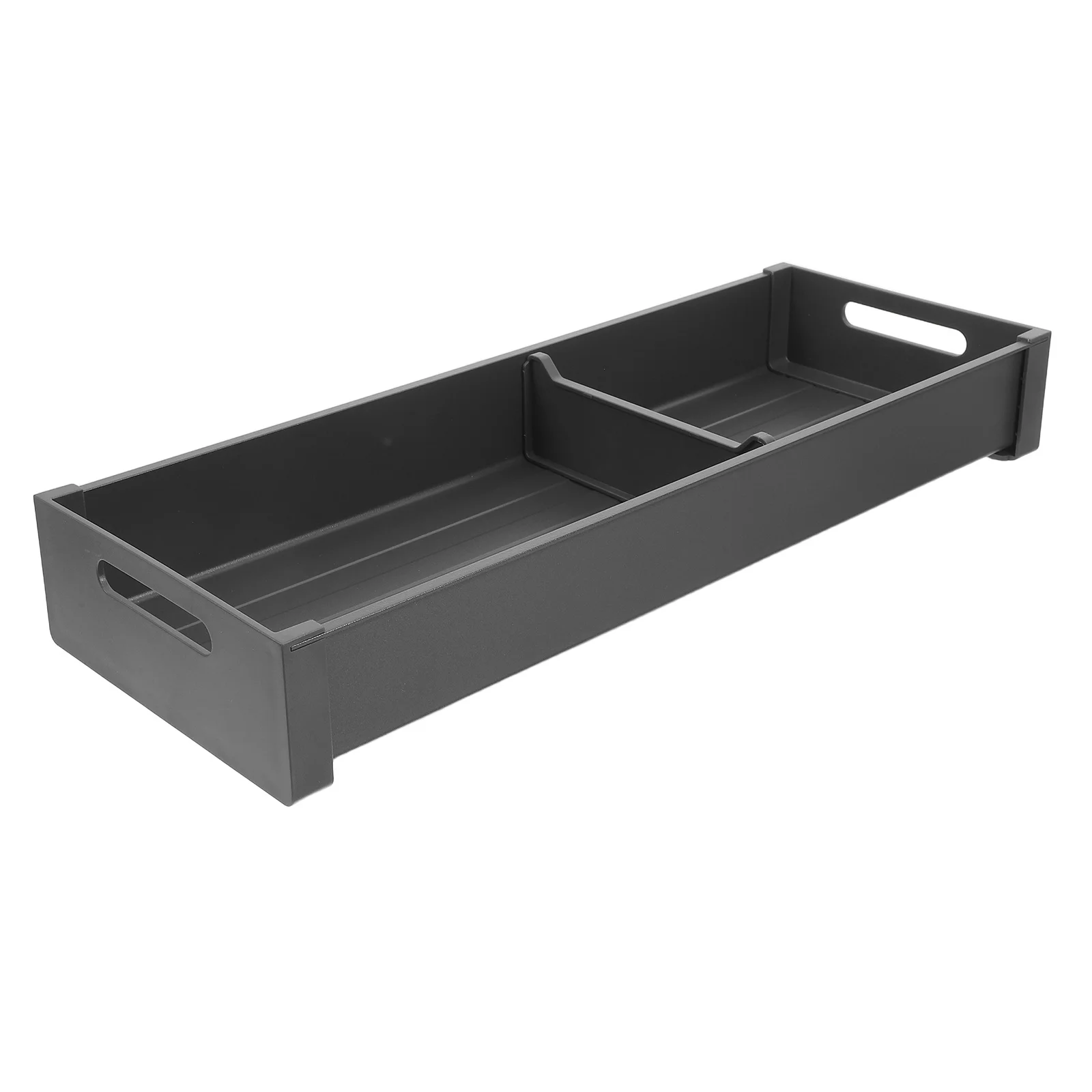 

Adjustable Silverware Drawer Organizer Aluminum Alloy Kitchen Utensils Tray Holder Cutlery Storage for Forks Knives Spoons