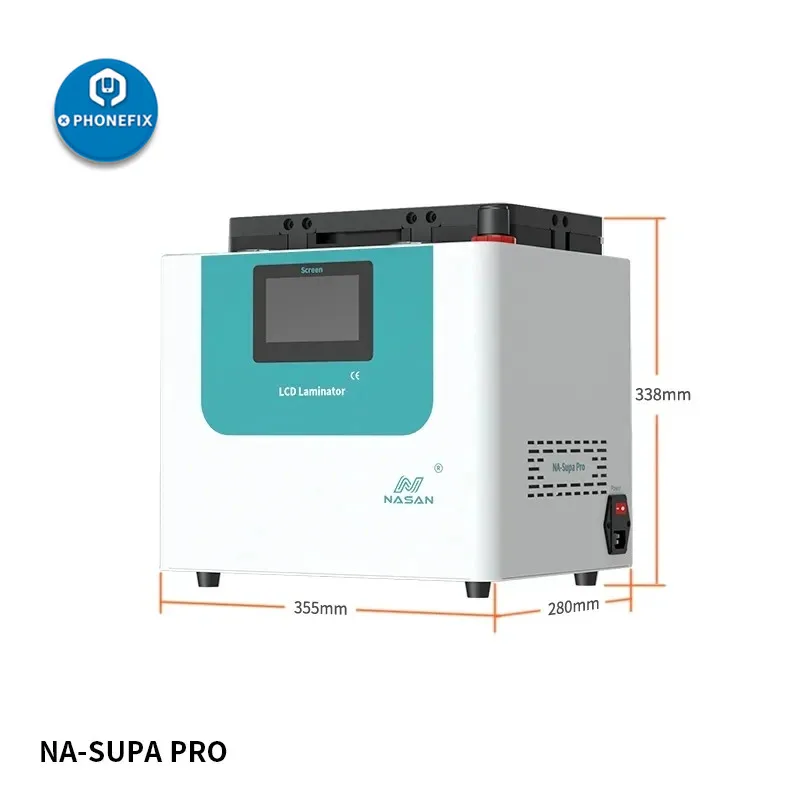 NASAN NA-SUPA PRO Built-in Pump LCD OCA Laminating Air Bubble Remove Machine For Smart Phone Flat and Curved Touch Screen Repair