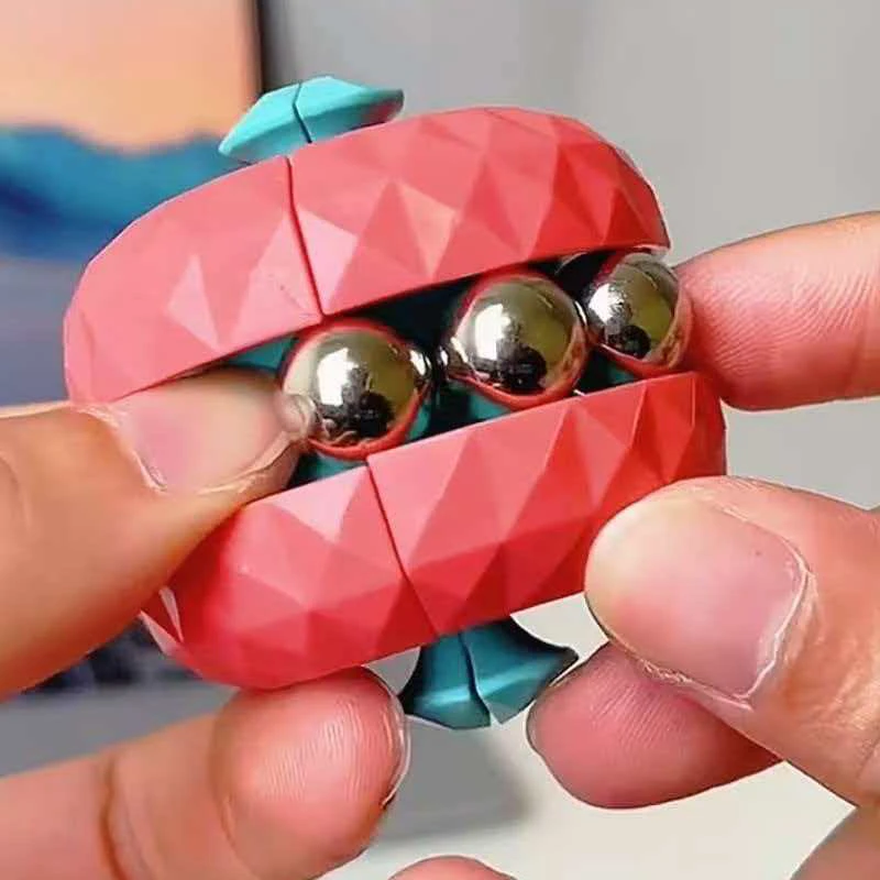 ユニークな軌道ボールフィジェットトラックインフィニティキューブ、創造的な不安解消、自閉症、ADHD、ストレス解消おもちゃ、大人、ティーン、男の子向け