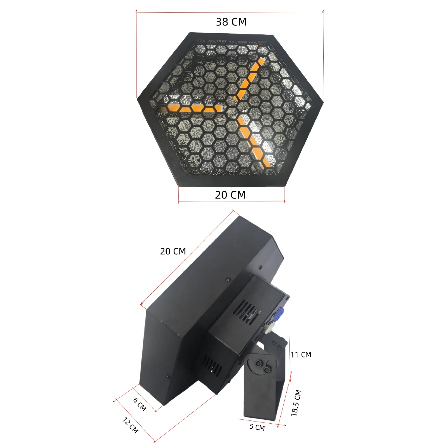 new mold 190w RGB 3-IN-1led par Retro Light/Flashing Light Bar Background Stage Light Atmosphere Dyeing LED Surface Light