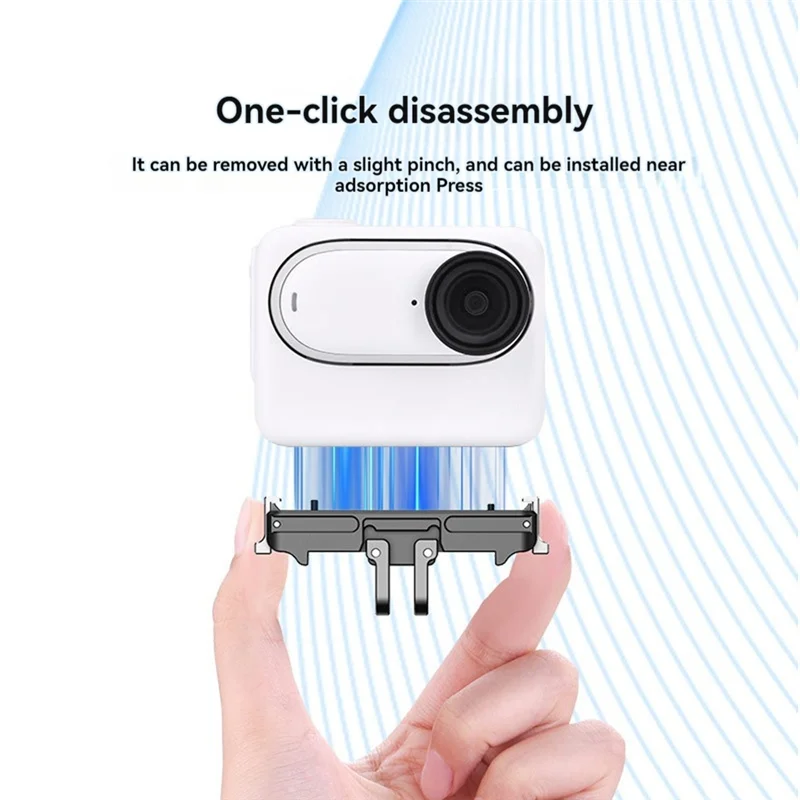 BAAY لـ Insta360 GO 3/ 3S طقم تحرير سريع مغناطيسي متغير بواجهة مزدوجة سريعة