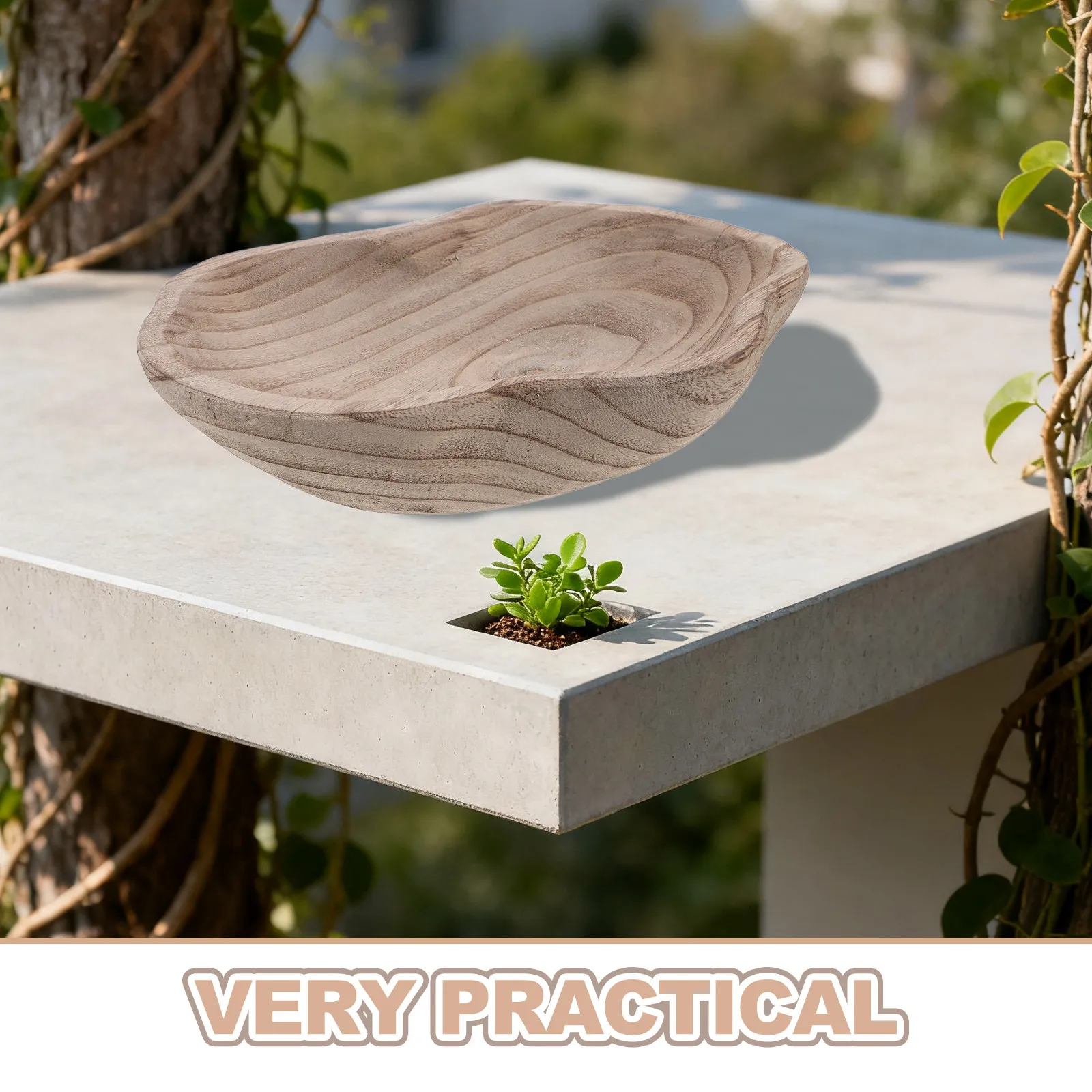 Bird Bath Basin Bowl Butterfly Feeder Feeding Basins Ground Birdbath Bowls Replacement view 5