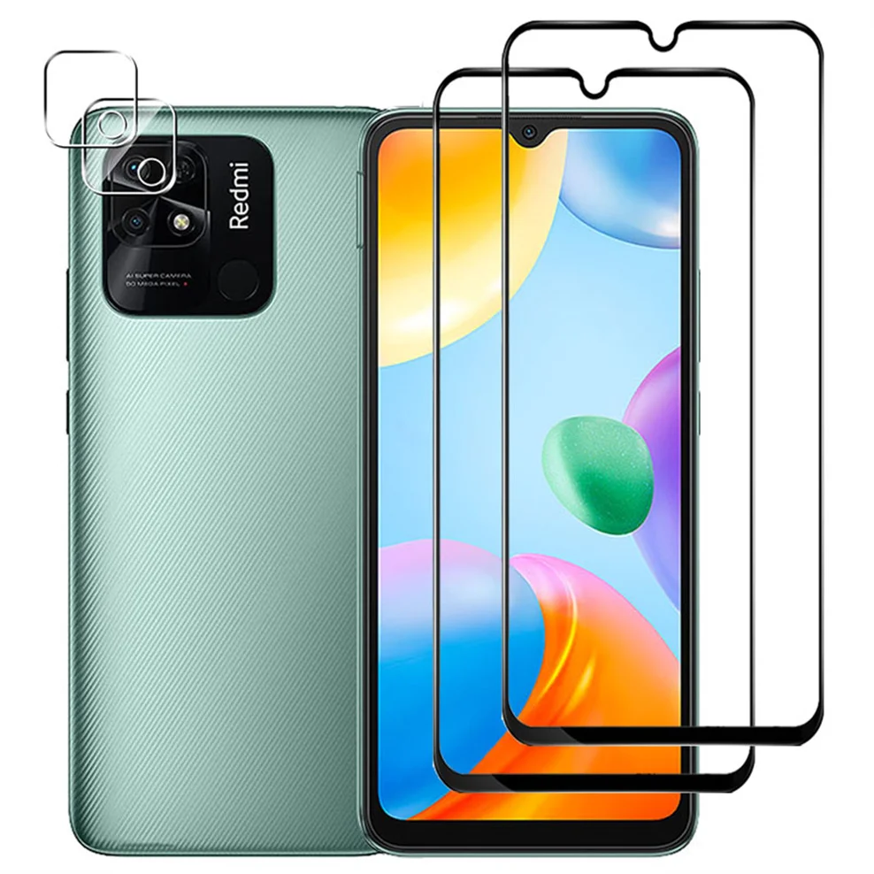 

redmi 10c glass, tempered glass + camera film for xiaomi redmi 10 c glass redmi 10 a screen protector redmi 10a glass redmi 10c