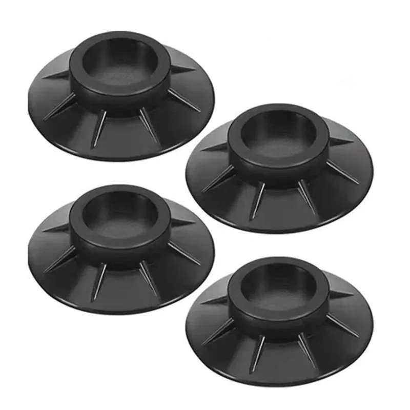 1pc Anti Vibration Pad Rubber Feet Pads Floor Mat Elasticity Black Protectors Furniture Washing Machine Non-Slip Shock Proof Mat