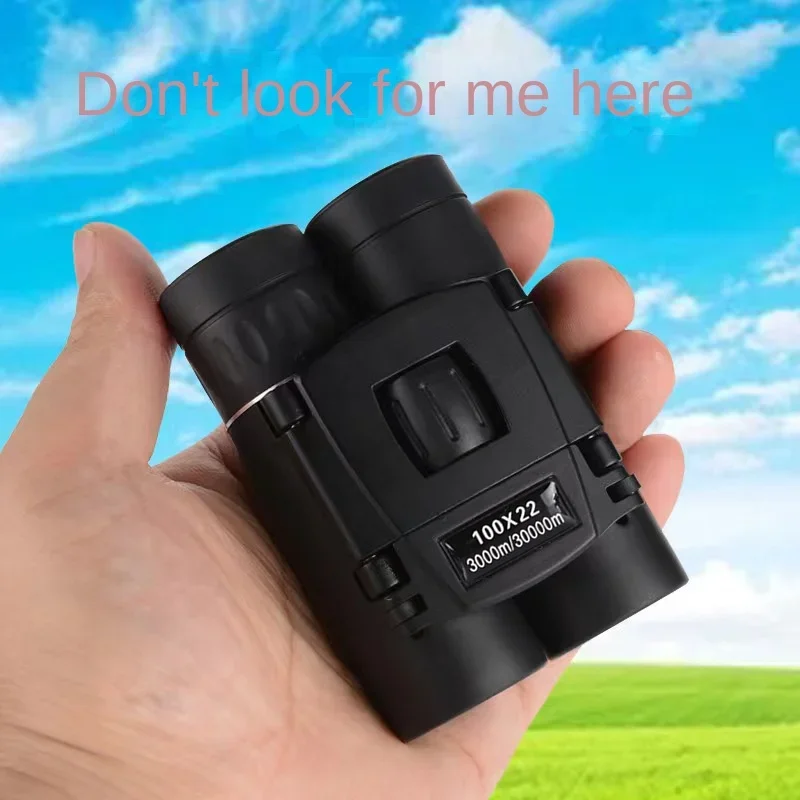 Binoculars 100x22 40x22 High Power High Definition Telescope Outdoor Mini Portable Telescope Mobile Phone Clip