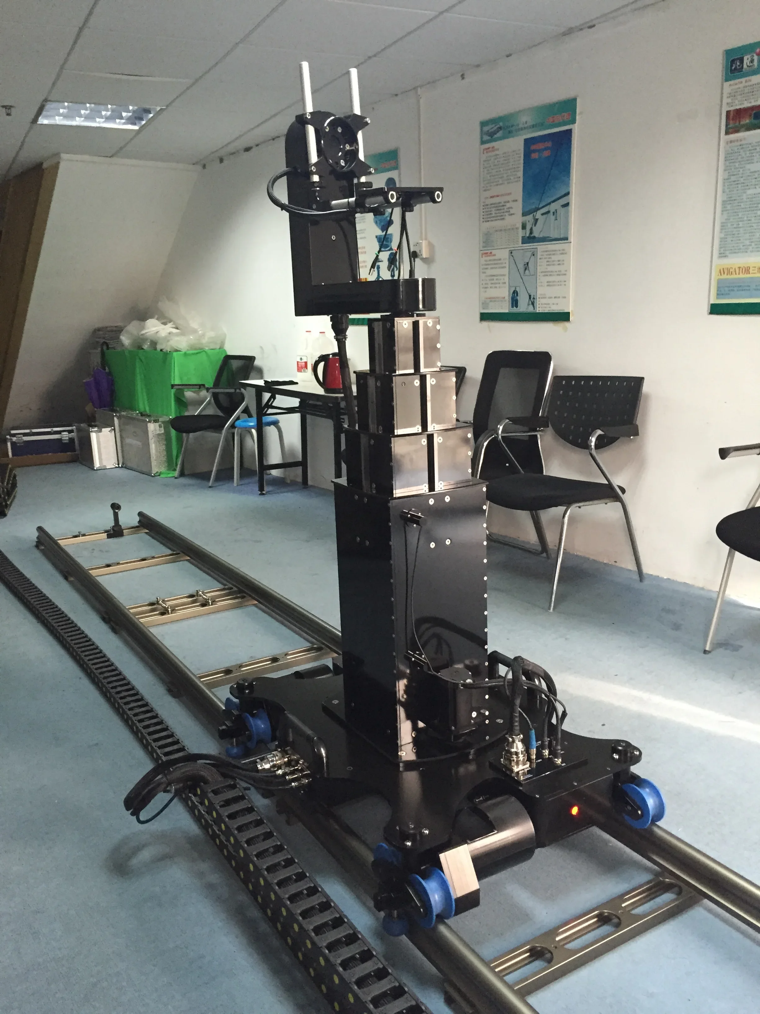 Tripod kamera, peralatan fotografi Menara kamera St-R1 dapat disesuaikan