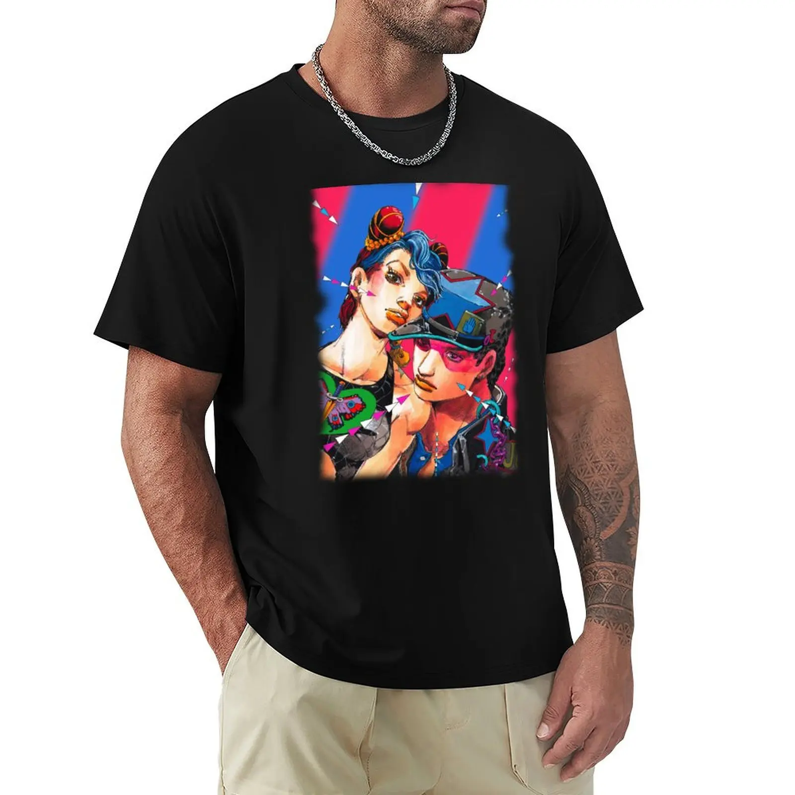 

StoneOcean Part 6 Jolyne, Jotaro T-Shirt cute tops Funny t-shirts mens clothes