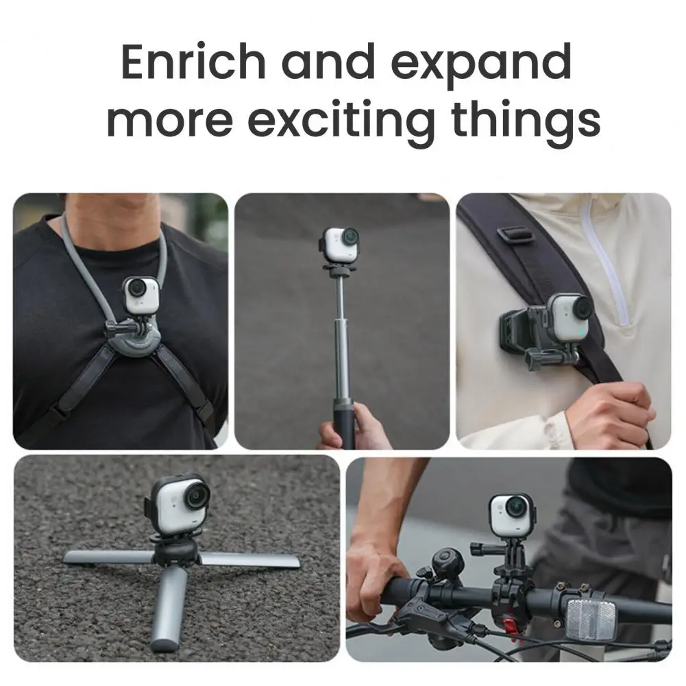 Action Camera Frame for Go 3/ultra Action Camera Frame Mount for Insta360 Go Vertical Shooting Modes Tailor-made Accessories Kit