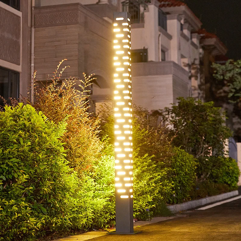 Lawn floor lamp New Chinese garden villa aluminum profile community street lamp Outdoor landscape lamp