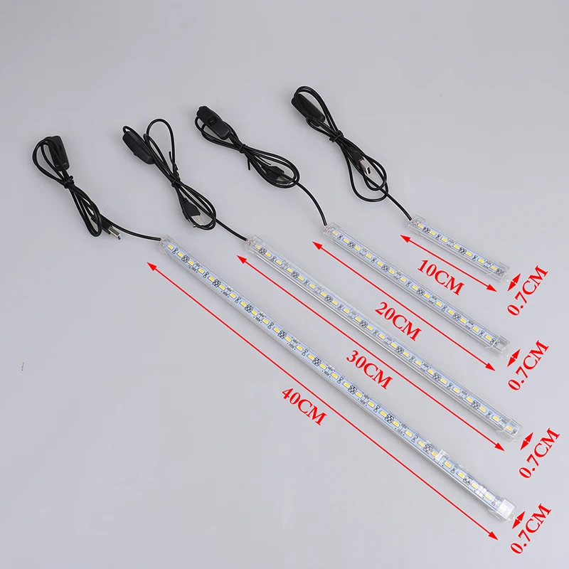 USB Powered LED Rigid Strip DC 5V SMD5630 5630 Warm And Cool White Tube Light