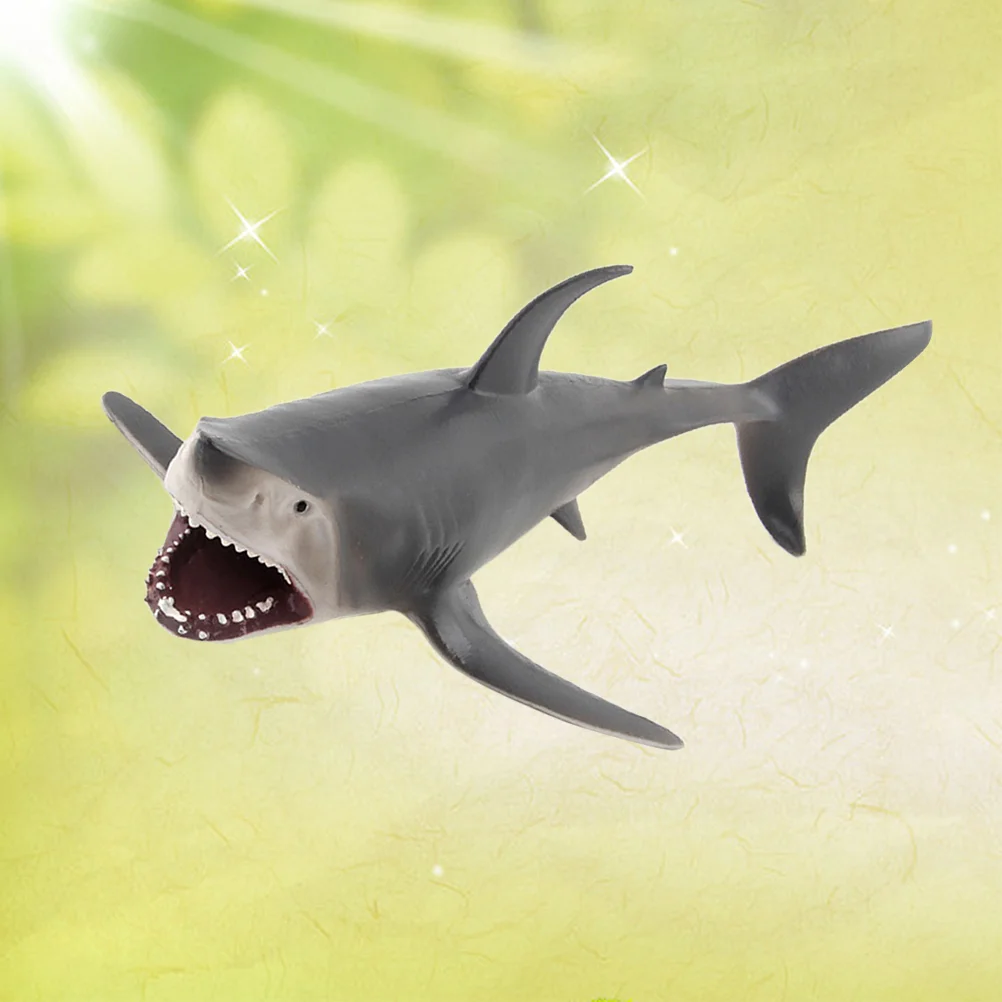 

Simulation Sea Life White Shark Animal Model Marine Life Figure Toy for Kids Toddlers (858 White Shark)