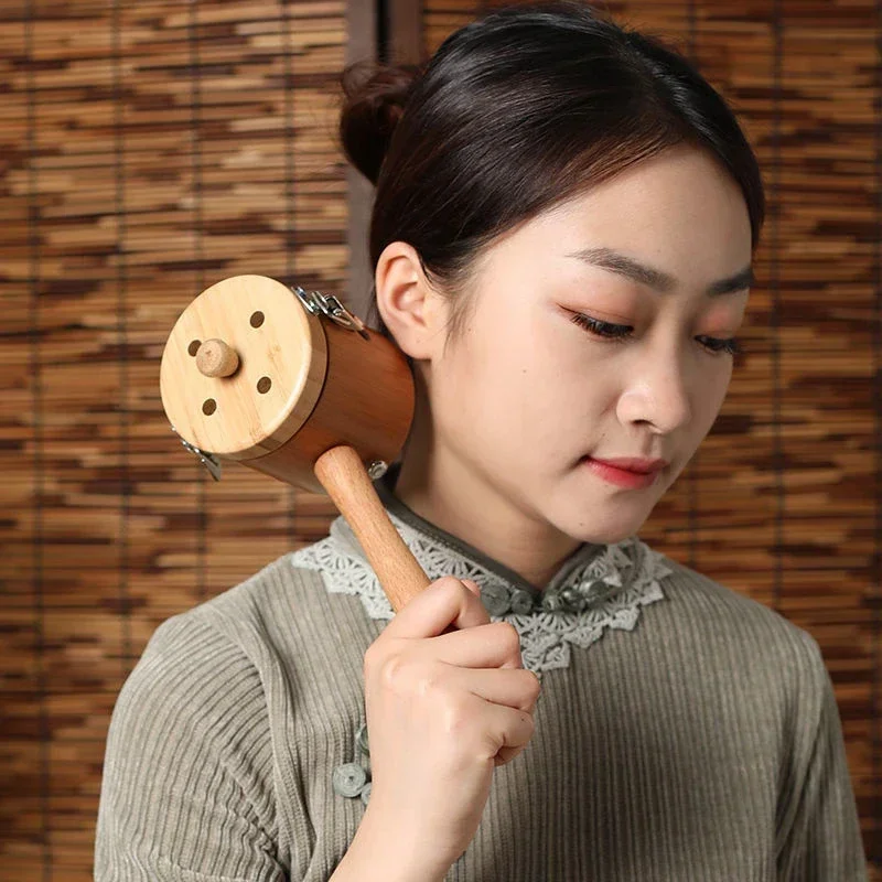 Handheld Moxibustion Therapy Tool Solid Wood Bamboo Moxa Sticks Burner Box Scald Proof Traditional Chinese Physiotherapy