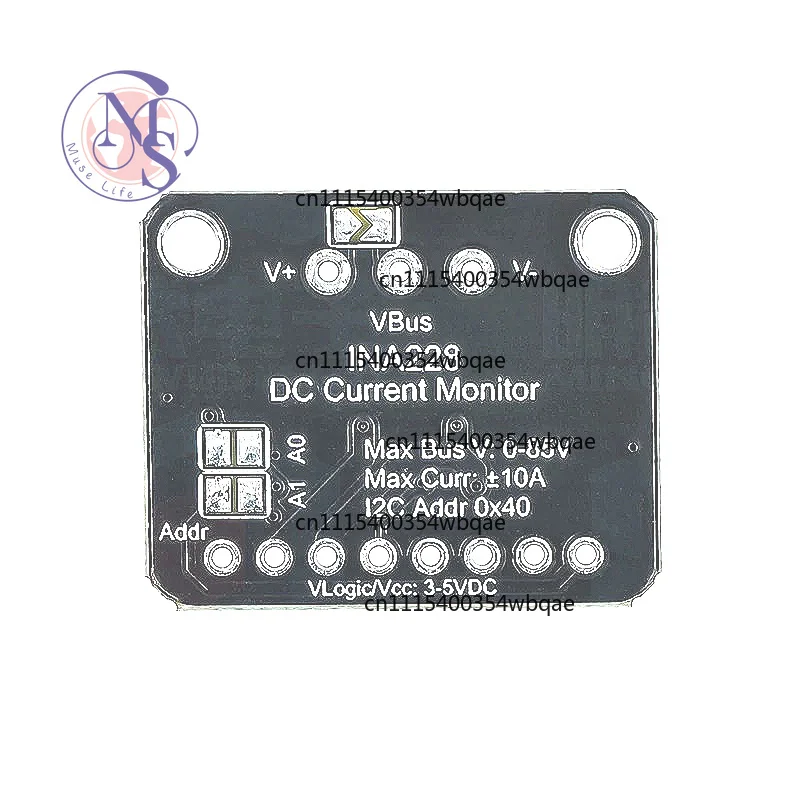 INA237 INA238 INA228 16/20 Bit Current Voltage Monitor Sensor Board with STEMMA QT Qwiic Interface