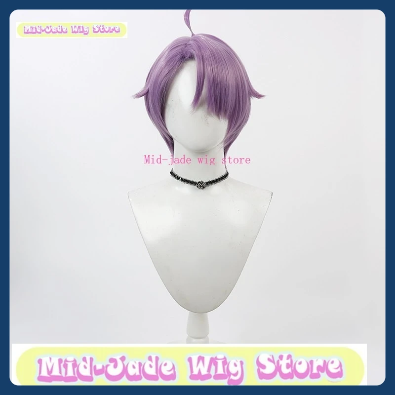 Mid-jade Wig Store No Girls In The Mix 후지 코스프레 가발 애니메이션 게임 역할 놀이 합성 머리 할로윈 파티