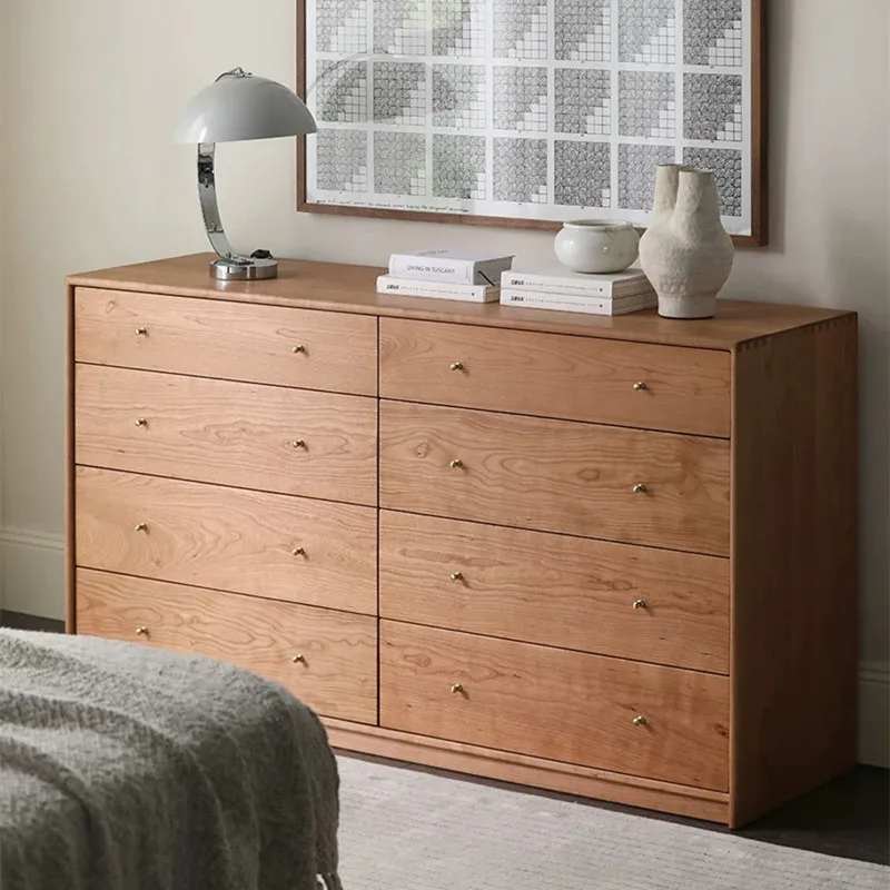 Gabinete de cubo, gabinete de entrada, madera maciza japonesa, madera de cerezo retro, madera de fresno, gabinete de almacenamiento para dormitorio, taquilla