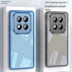 For Xiaomi Redmi Note 14 Pro Case Soft TPU transparent Lens protection Back Cover Case For Redmi Note14Pro 4G Full Cover Shell