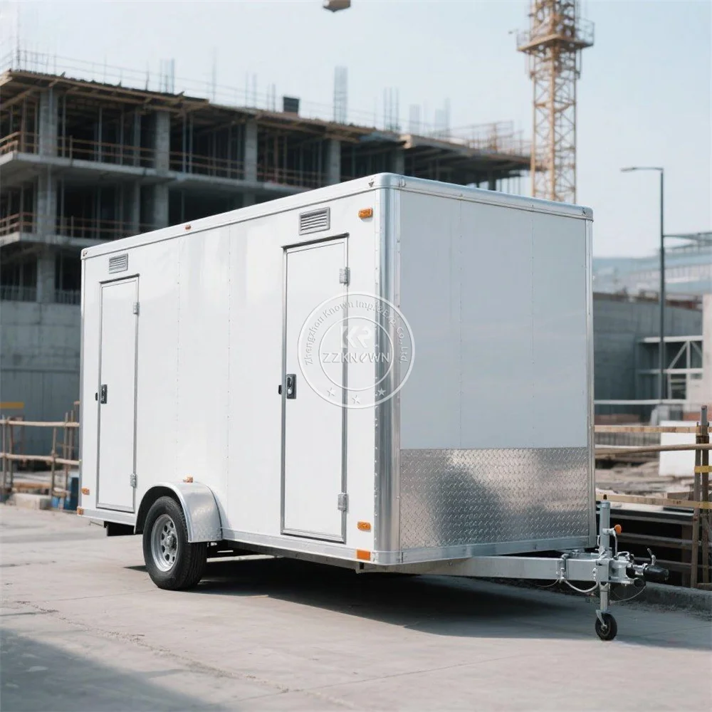 

Mobile Luxury Portable Toilet Trailer Outdoor Camping Toilet Shower Room Public Luxury Bathroom Restroom Trailer