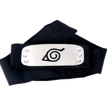 Anime Akatsuki Kakashi Konoha diadema Cosplay accesorios de disfraces Itachi Akatsuki brazalete juguetes accesorios figura modelo regalo