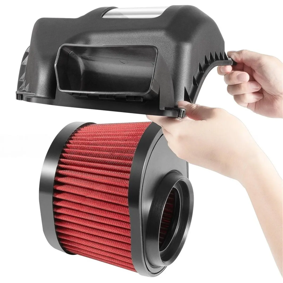 (N21R] TM 422233 Cold Air Kit Cold Air Filter for Air Induction System 2.3L 2.7L Engine 2021-2023, Air Induction