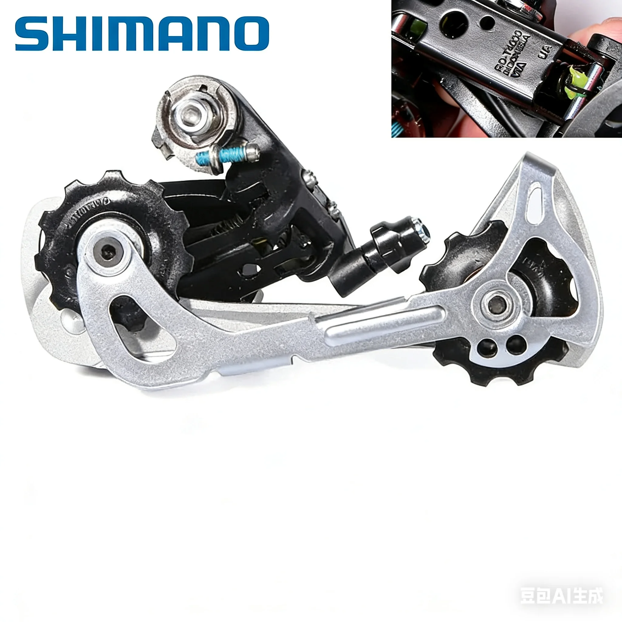 

Задний переключатель SHIMANO T4000 для горных и туристических велосипедов, 9/27 скоростей, переключатель RD-T4000-SGS