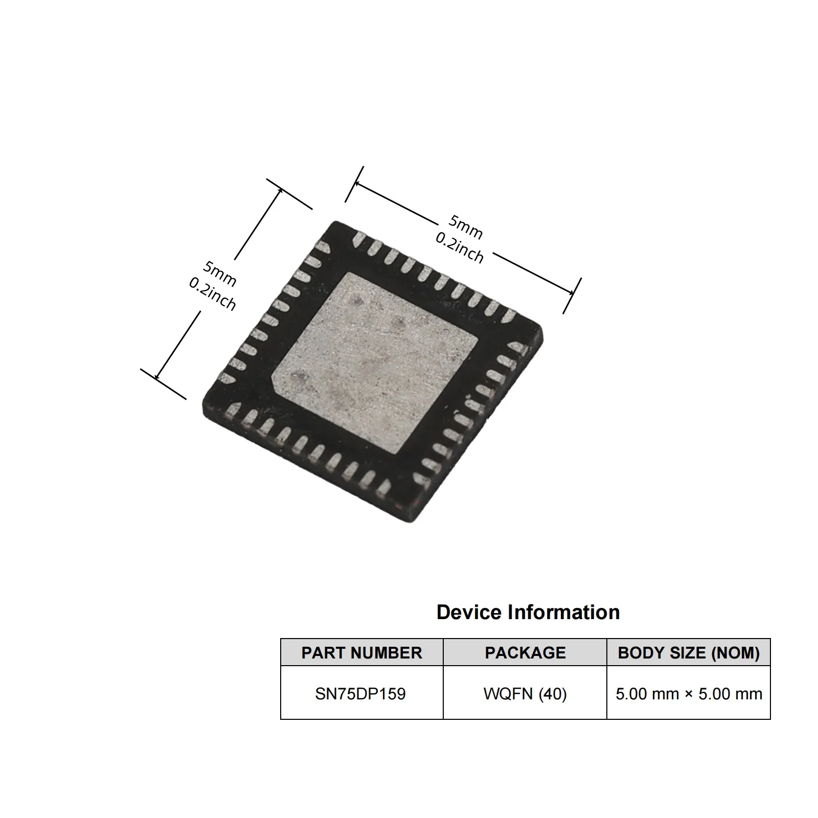 SN75DP159 HDMI Chip HDMI Retimer IC Control Chip Compatible with Xbox One S Console Replacement Part