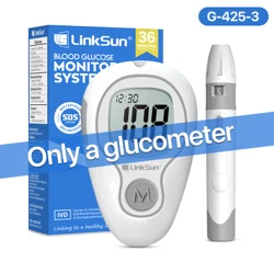 LinkSun G-425-3 Blood Glucose Meter with Test Strips Diabetes Glucometer Blood Sugar Monitor for Diabetic Medical Diabetes Test