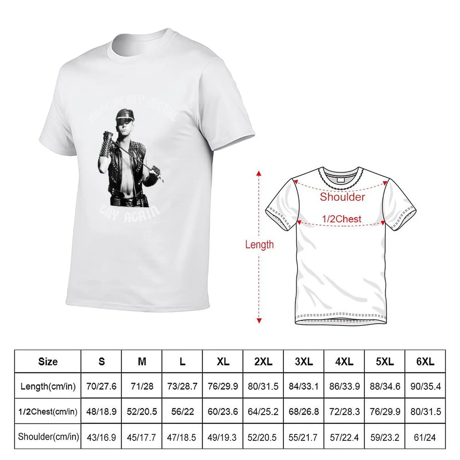 Make Heavy Metal Gay Again T-Shirt cotton t shirts man 100% t shirts for man pack cotton T-Shirt