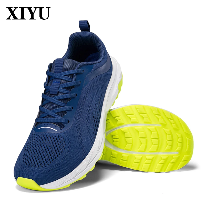 

XIYU повседневная спортивная обувь, мужская дышащая и удобная обувь на мягкой подошве для отдыха на открытом воздухе, пешего туризма, домашнего спорта, походная обувь с широкой головкой