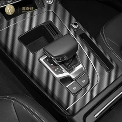 PET 5D carbon fibre Film For Audi Q5 B8R 2021-2023Car interior Center console Anti scratch resist film Accessories refit screen