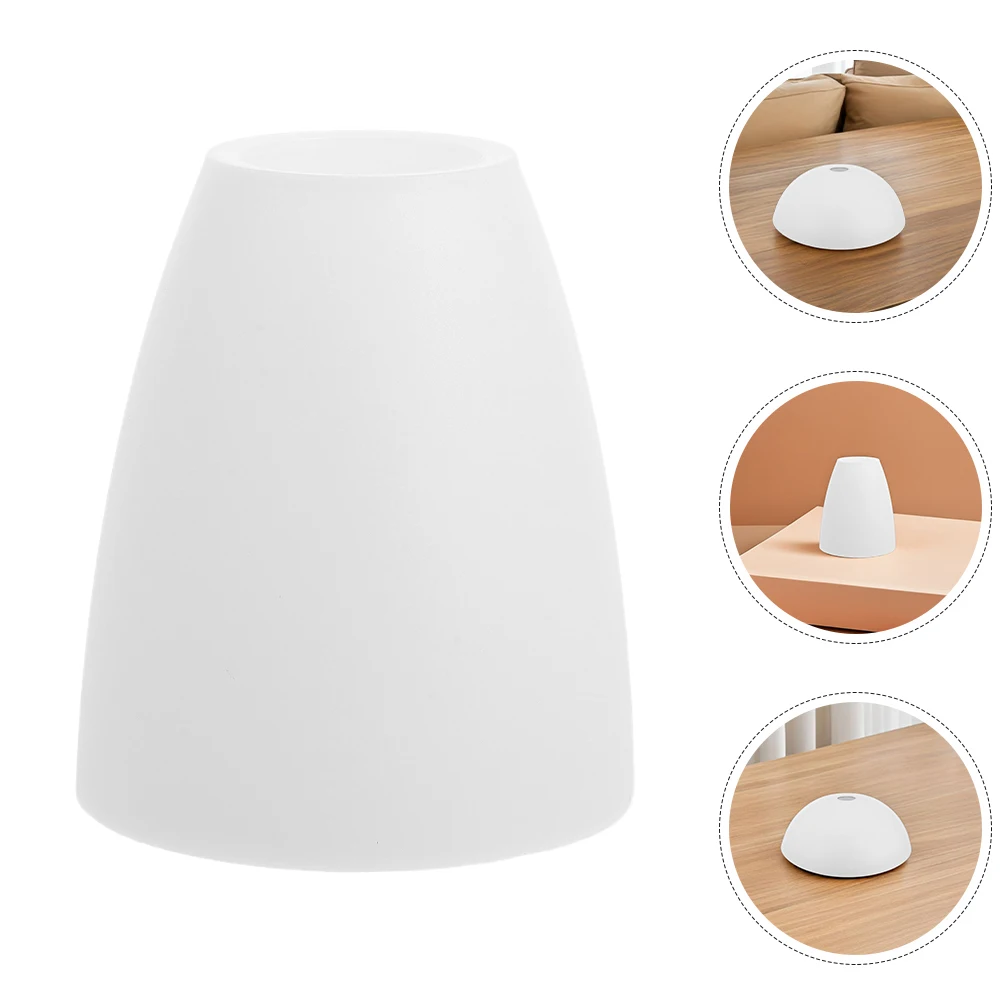 

Vintage Lamp Shade 2Pcs Plastic White Drum Light Cover for Floor Wall Lamp Small Lamp Shades Indoor Outdoor Use