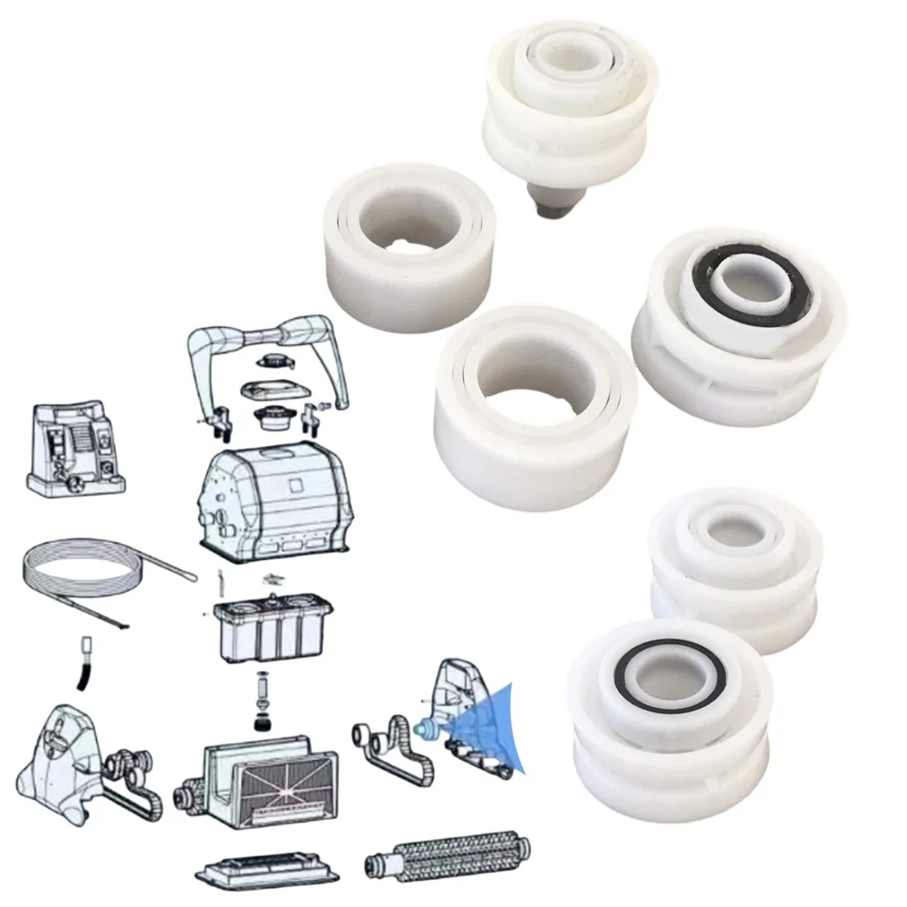 For TigerShark RC9955 Track Bearing Kit For Pool Robot Maintenance Enhanced Pool Robot Performance Easy Installation